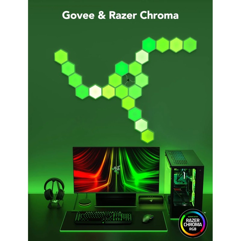Govee Glide Hexa Light Panels - B6061 - 10pcs — Buy in Cyprus with Fast Delivery