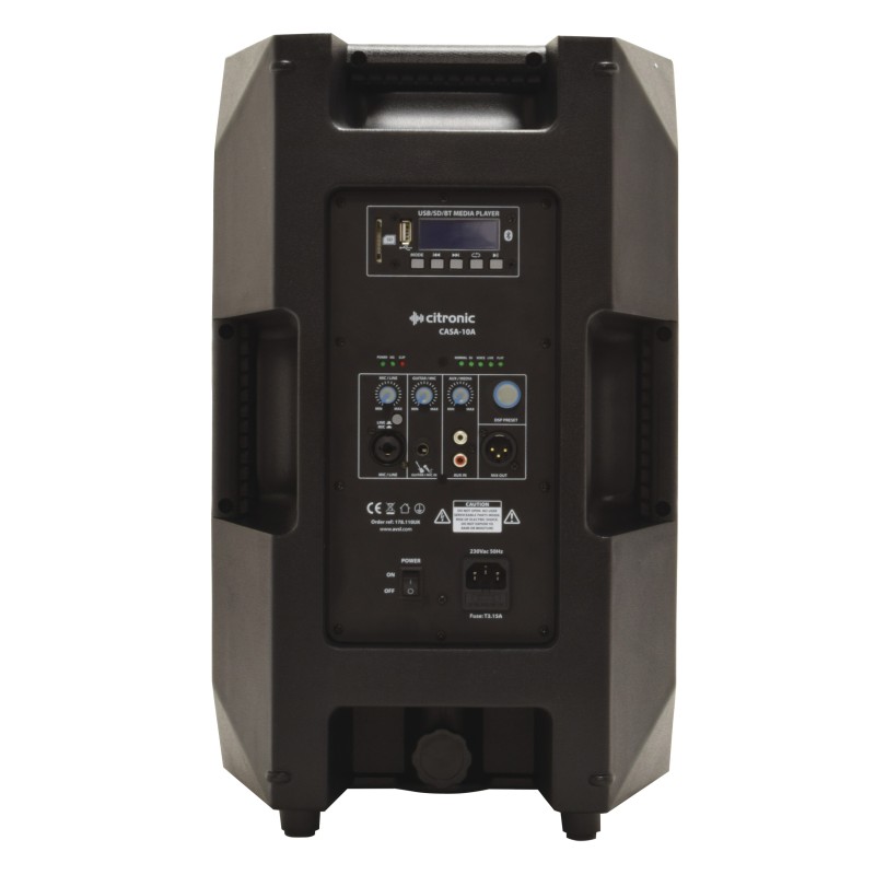 Citronic - CASA-10A - Active 10' Speaker DSP USB & Bluetooth 178.110UK — Buy in Cyprus with Fast Delivery
