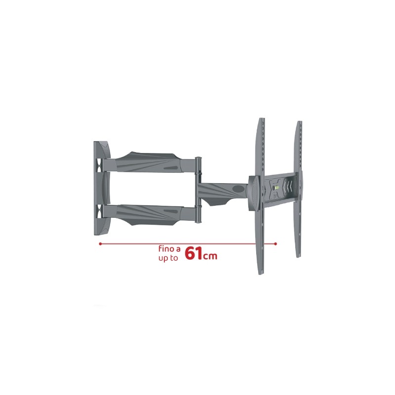 GBC Extra Long TV Wall Mount Two Arms 40x40 40kg 61cm - ELB-2642 - EXTRA — Buy in Cyprus with Fast Delivery