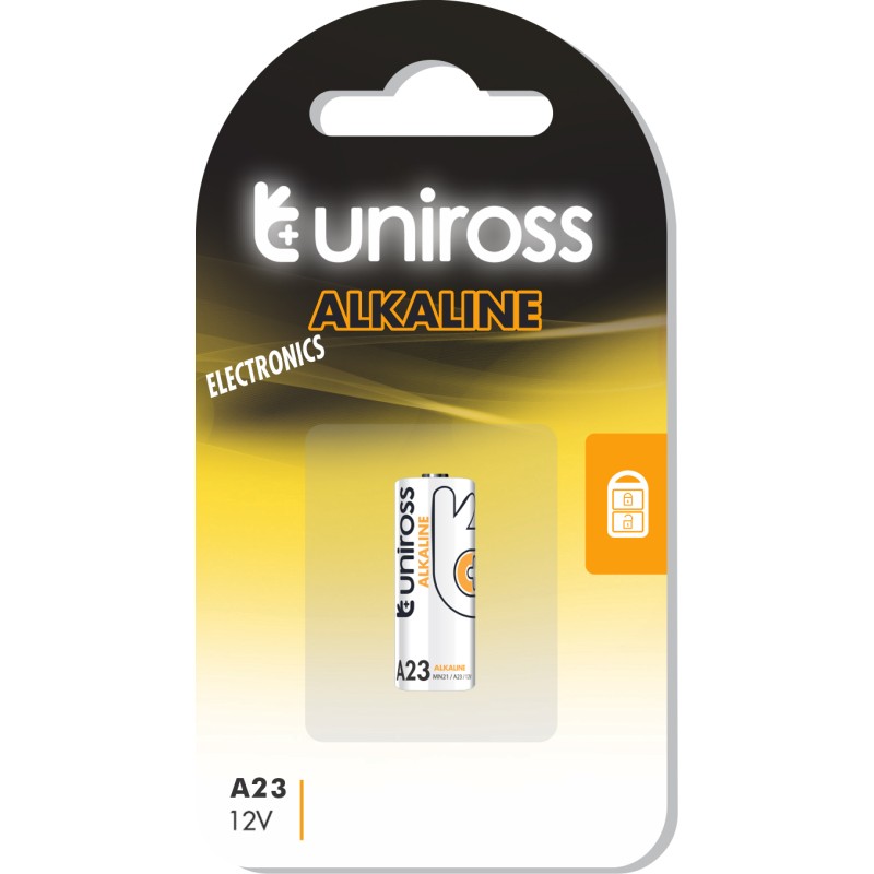 Uniross Alkaline Micro Battery - A23 23AE - Single — Buy in Cyprus with Fast Delivery