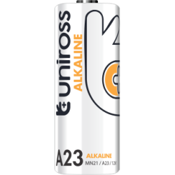 Uniross Alkaline Micro Battery - A23 23AE - Single — Buy in Cyprus with Fast Delivery