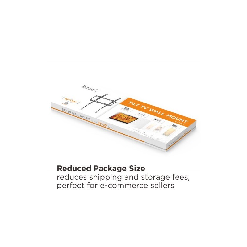 Brateck TV Mount - KL32-44T - 40x40 Tilt 45kg — Buy in Cyprus with Fast Delivery