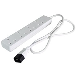 Mercury UPS Extension Cable - 430.012UK - 4-Gang to IEC 1.0m — Buy in Cyprus with Fast Delivery