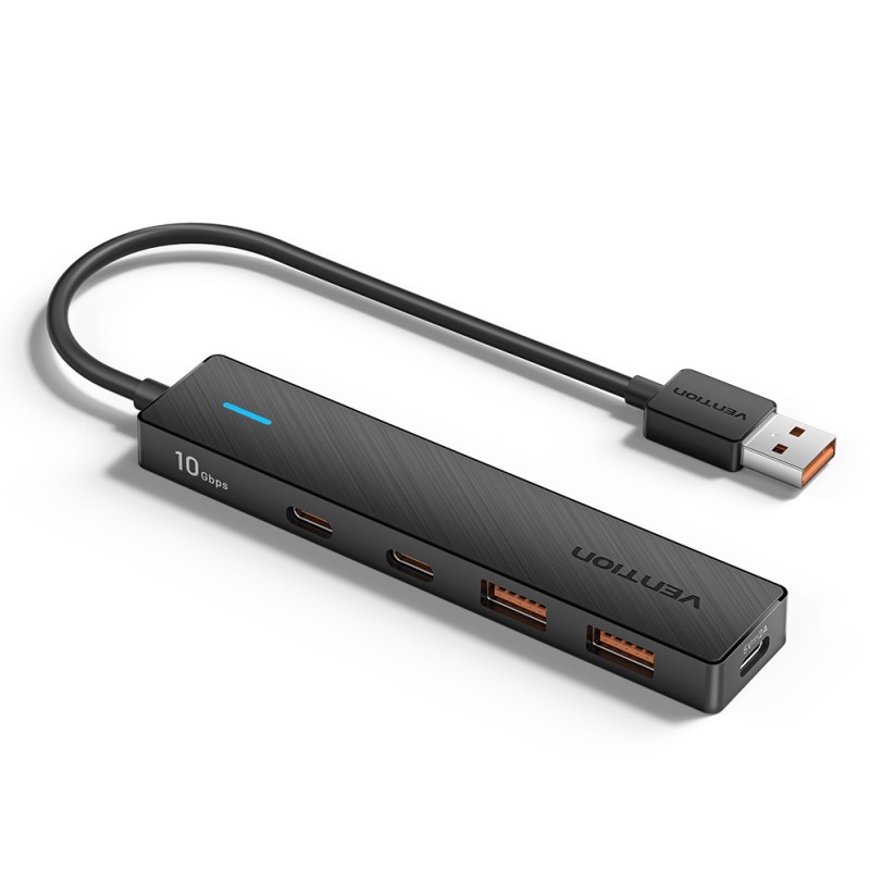 Vention IT HUB - CHSBB - USB-A 2xA 2xC 3.2 Gen2 + USBC Power Port — Buy in Cyprus with Fast Delivery