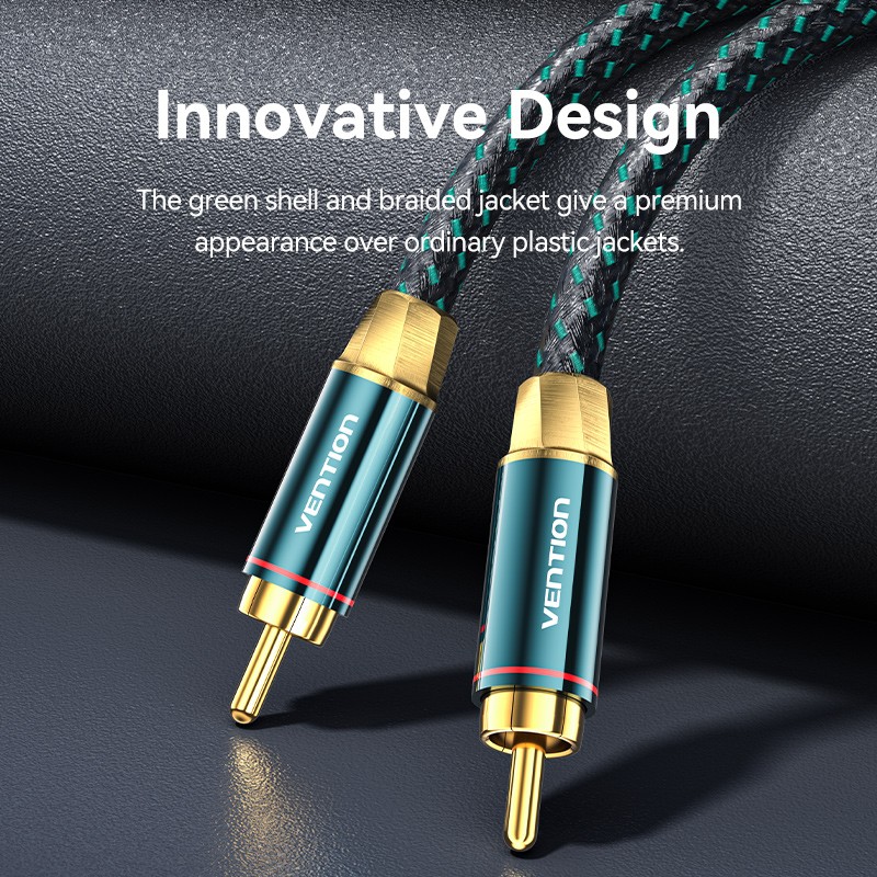 Vention AUDIO Digital Coaxial RCA Cable - BCTGJ - 5.0m — Buy in Cyprus with Fast Delivery