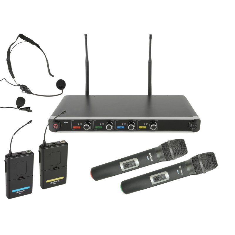 Chord Quad UHF System-Combo - NU4-C - 171.845UK — Buy in Cyprus with Fast Delivery