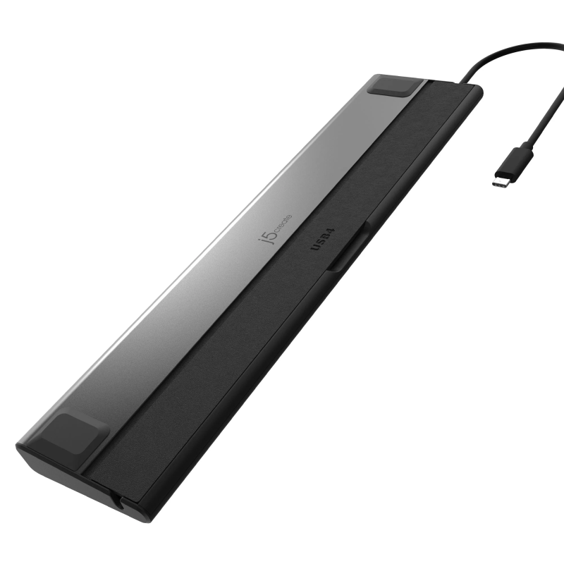j5create Docking Station - JCD554 - USB-C 12-in-1 Triple Display 4K MST MacBookM3 HDMI DP USB-C RJ45 SD Audio PD
