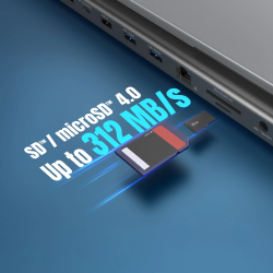 j5create Docking Station - JCD554 - USB-C 12-in-1 Triple Display 4K MST MacBookM3 HDMI DP USB-C RJ45 SD Audio PD