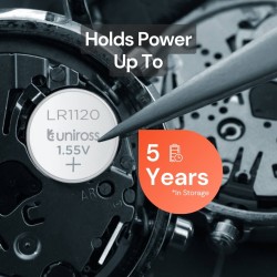 Uniross Alkaline-Coin Battery - LR1120 - AG8 LR55 Battery (10-pack) — Buy in Cyprus with Fast Delivery