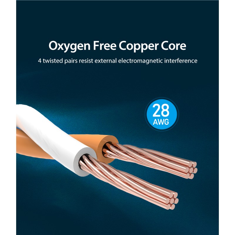 Vention Network Cable - IKABJ - CAT8 SFTP 5.0m Black — Buy in Cyprus with Fast Delivery