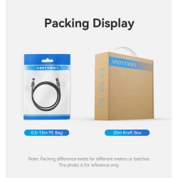 Vention Network Cable - IKABJ - CAT8 SFTP 5.0m Black — Buy in Cyprus with Fast Delivery