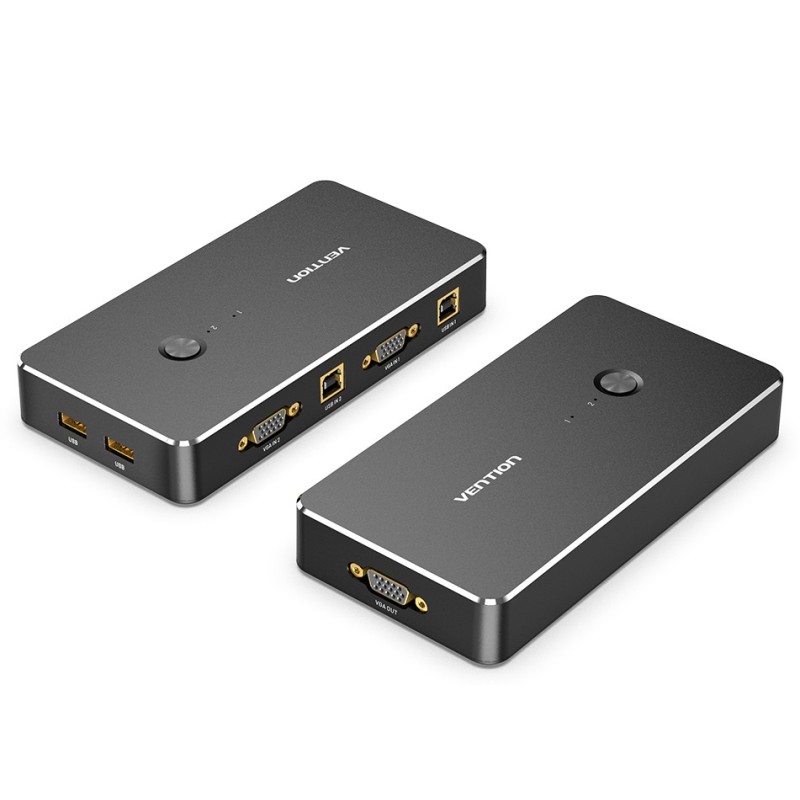 Vention KVM VGA Switch - DBEB0 - 2-Port 4K — Buy in Cyprus with Fast Delivery