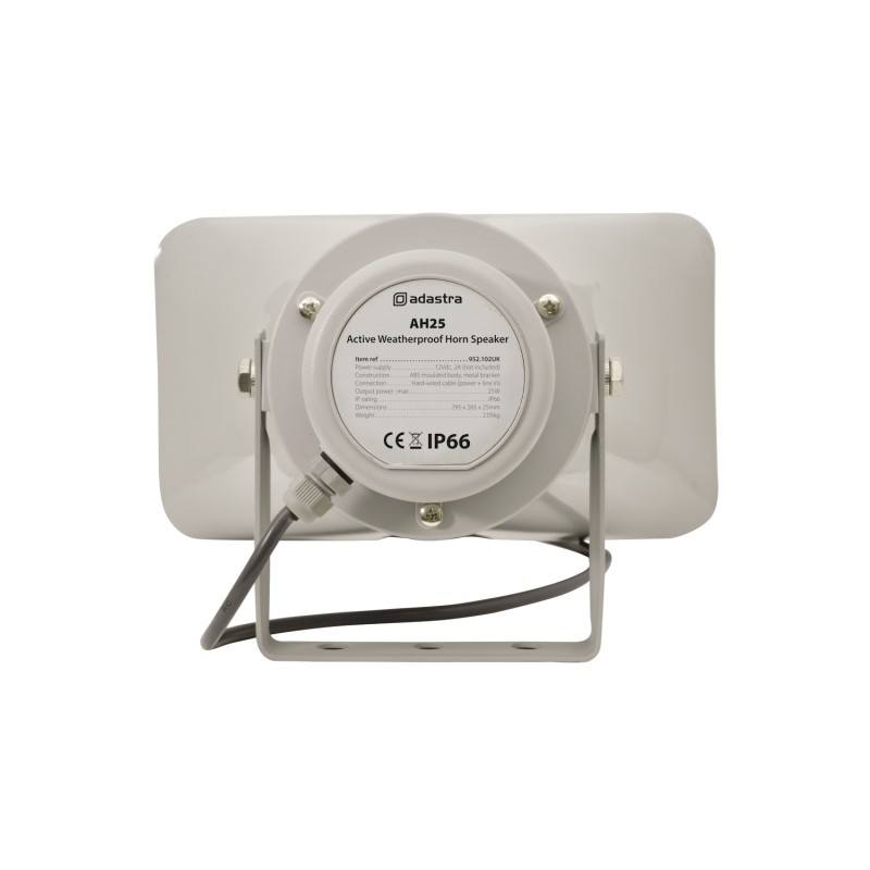 Adastra AH25 Active Weatherproof Horn Speaker 25W - 952.102UK - 8ohm — Buy in Cyprus with Fast Delivery