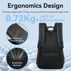 Vention Backpack - KRKB0 - 15.6'' Water-Repellent USB Charge & Lock Black — Buy in Cyprus with Fast Delivery