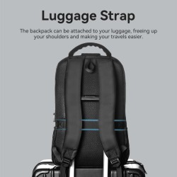 Vention Backpack - KRKB0 - 15.6'' Water-Repellent USB Charge & Lock Black — Buy in Cyprus with Fast Delivery