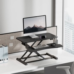 Brateck Desk Converter - DWS15-01E - Sit Stand Electric 16-48cm — Buy in Cyprus with Fast Delivery