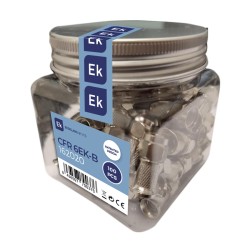 EK F-Connector - CFR6EK-B - F-Connector with wings 6-7mm 100pcs Bottle — Buy in Cyprus with Fast Delivery