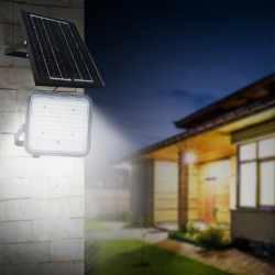 GBC ON LED Dimmable Solar Floodlight - with Panel, Remote Control & PIR - 1400 Lumens — Buy in Cyprus with Fast Delivery