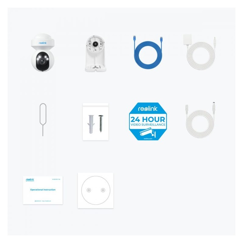 Reolink WIFI Outdoor PTZ Camera 4K 3x Optical Zoom E1 Outdoor Pro - E560 - WIFI Outdoor PTZ Camera 4K 3x Optical Zoom