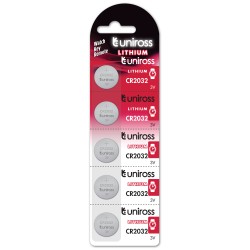 Uniross Button Cell Lithium Battery (5pack) - CR2032 - Button Cell Lithium Battery (5pack) — Buy in Cyprus with Fast Delivery