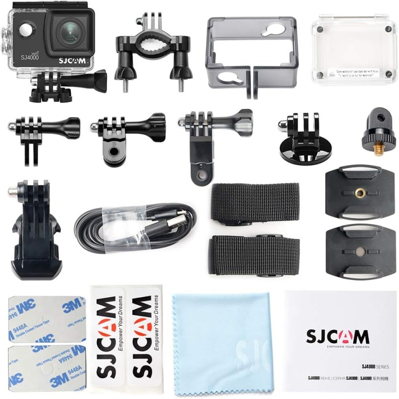 SJCAM Action Camera - SJ4000WiFi - 4K30FPS 12MP — Buy in Cyprus with Fast Delivery