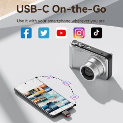Vention Metal USB-C Card Reader for Micro SD Cards - CLMH0 - Metal USB-C Card Reader for Micro SD Cards