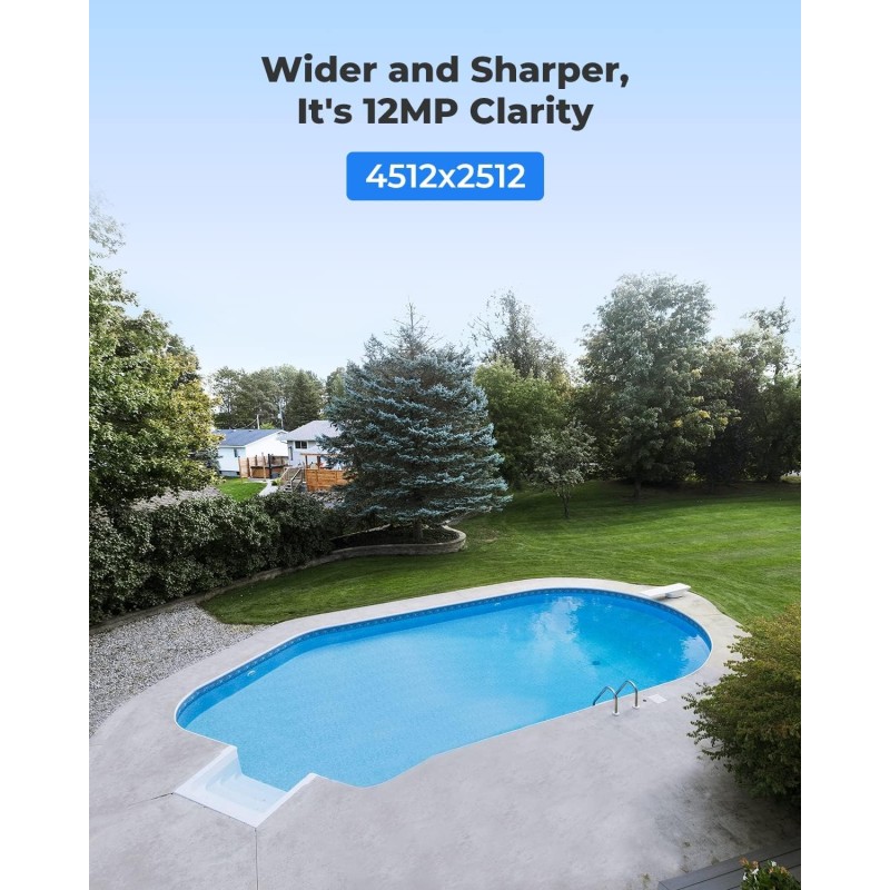 Reolink POE IP Dome Camera 12MP - RLC-1224A - Dome, Fixed — Buy in Cyprus with Fast Delivery