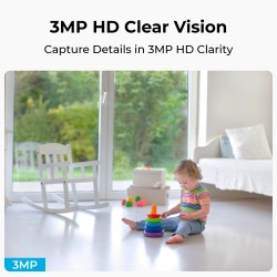 Reolink WIFI Indoor PTZ Camera 3MP - E321 - White — Buy in Cyprus with Fast Delivery