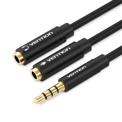 Vention AUDIO - BBVBY - 3.5mm M to 2x3.5mm F Splitter Cable 0.3m — Buy in Cyprus with Fast Delivery