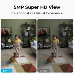 Reolink WIFI Indoor PTZ Camera - E331 - WIFI Indoor PTZ Camera 5MP White — Buy in Cyprus with Fast Delivery