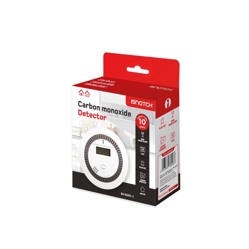 GBC iSnatch Carbon Monoxide Detector - with Display — Buy in Cyprus with Fast Delivery