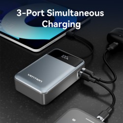 Vention Powerbank - FHYB0 - Powerbank 20000mAh 65W Built-in USB-C — Buy in Cyprus with Fast Delivery