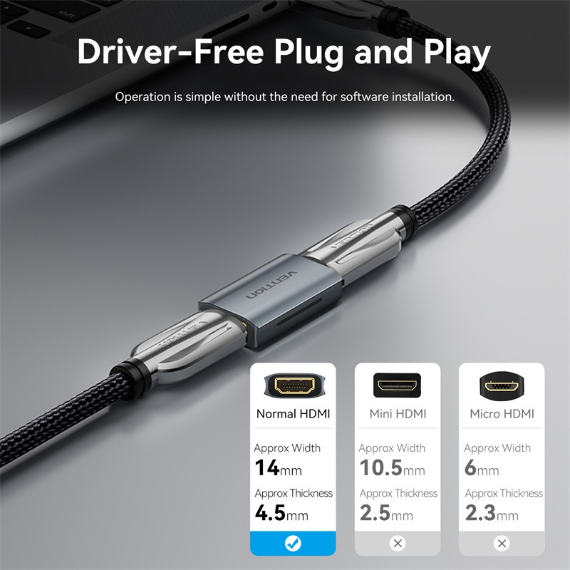 Vention HDMI Repeater for Signal Amplification - AIWH0 - 4K60Hz — Buy in Cyprus with Fast Delivery