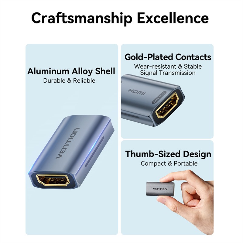 Vention HDMI Repeater for Signal Amplification - AIWH0 - 4K60Hz — Buy in Cyprus with Fast Delivery