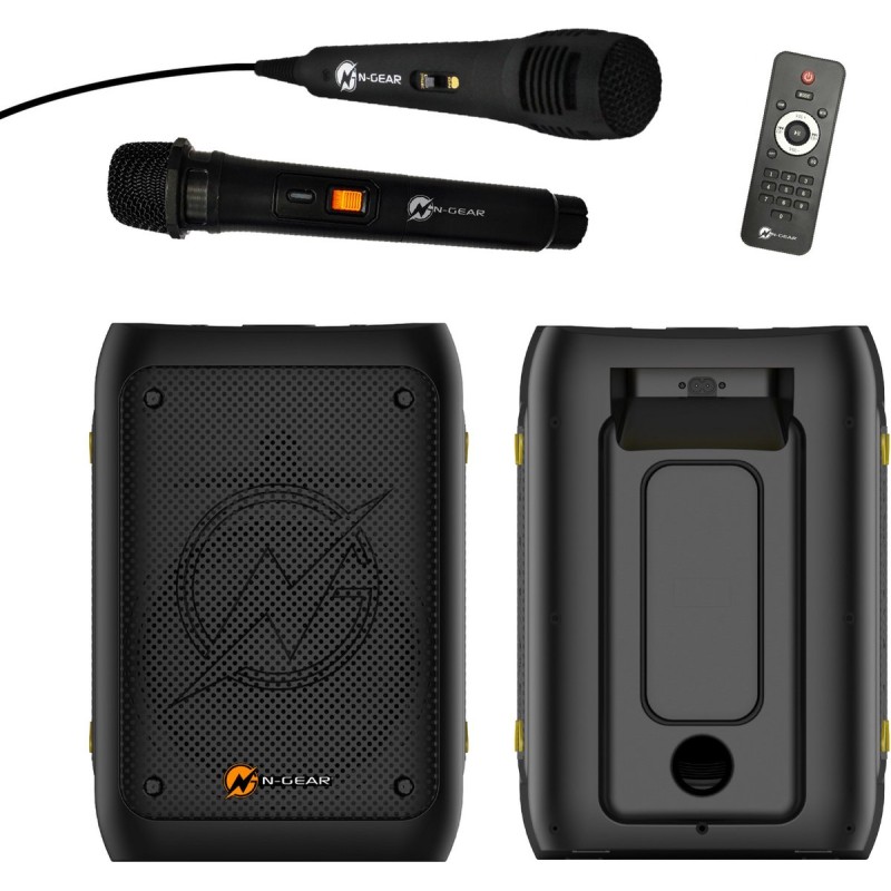 N-Gear FLASH BANGER Portable Karaoke Speaker - 777 - With Two Microphones — Buy in Cyprus with Fast Delivery