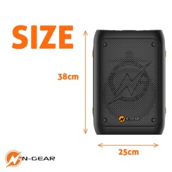 N-Gear FLASH BANGER Portable Karaoke Speaker - 777 - With Two Microphones — Buy in Cyprus with Fast Delivery