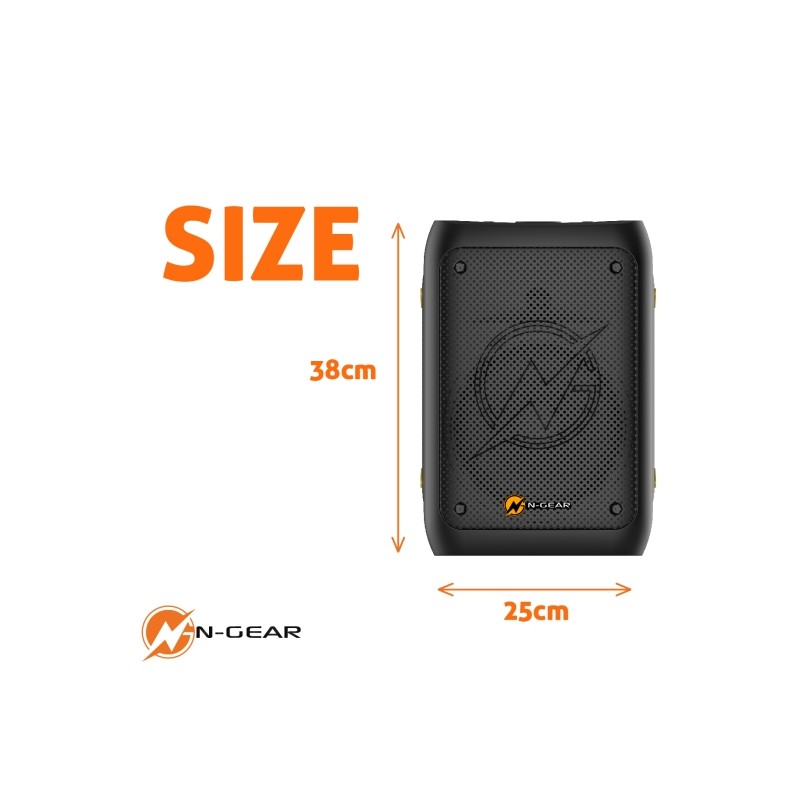 N-Gear FLASH BANGER Portable Karaoke Speaker - 777 - With Two Microphones — Buy in Cyprus with Fast Delivery