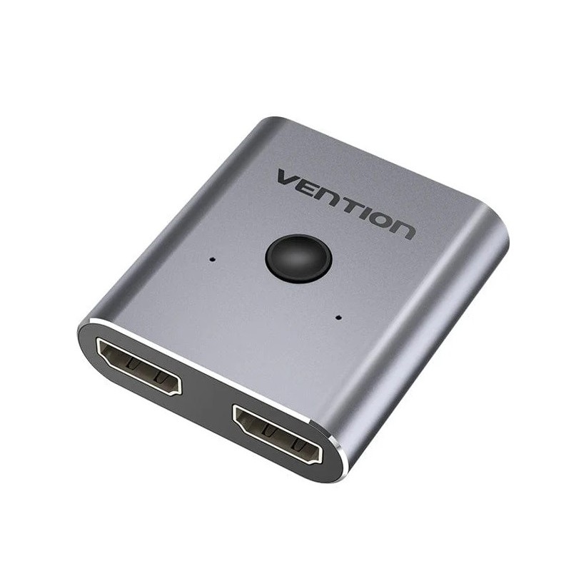 Vention HDMI Switch - AFUH0 - 2-Port 4K 2.0 Bi-Directional Metal — Buy in Cyprus with Fast Delivery