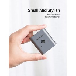 Vention HDMI Switch - AFUH0 - 2-Port 4K 2.0 Bi-Directional Metal — Buy in Cyprus with Fast Delivery