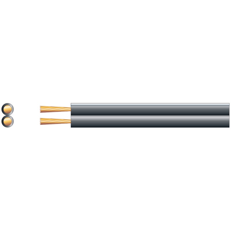 Mercury Cu CCA Speaker Cable - 801.699UK - 2.5mm Black 100m — Buy in Cyprus with Fast Delivery