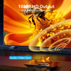 Vention HDMI Wireless Transmitter and Receiver - ADKB0 - HDMI Wireless Transmitter and Receiver Black