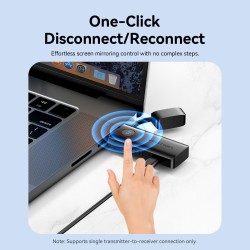 Vention HDMI Wireless Transmitter and Receiver - ADKB0 - HDMI Wireless Transmitter and Receiver Black