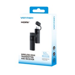 Vention HDMI Wireless Transmitter and Receiver - ADKB0 - HDMI Wireless Transmitter and Receiver Black