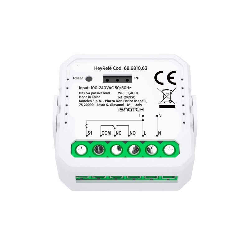 GBC HeyRele Dry Contact Smart WiFi Module - Dry Contact, Smart WiFi — Buy in Cyprus with Fast Delivery