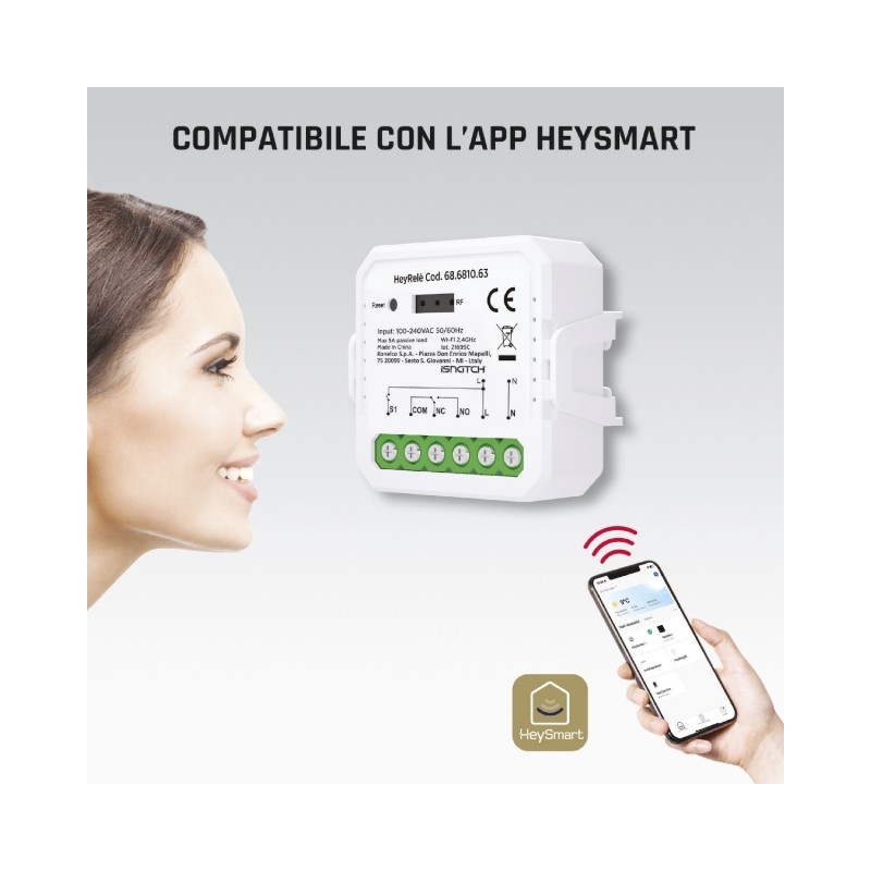 GBC HeyRele Dry Contact Smart WiFi Module - Dry Contact, Smart WiFi — Buy in Cyprus with Fast Delivery