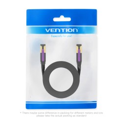 Vention NETWORK Cable - ICABQ - CAT7 Flat 20.0m Black — Buy in Cyprus with Fast Delivery