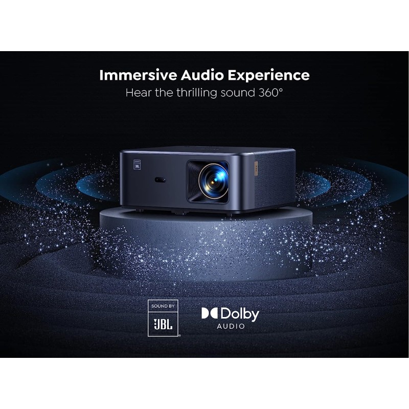 Yaber Projector - K2s - Full HD LED Projector WiFi6 BT NFC JBL Alexa 800 Ansi — Buy in Cyprus with Fast Delivery