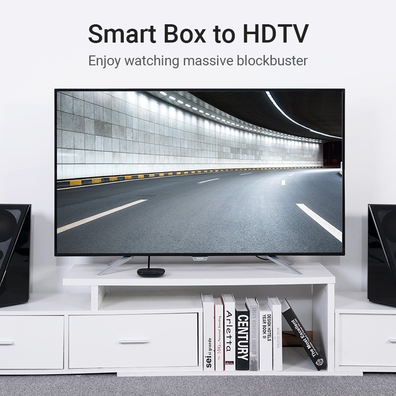 Vention HDMI Cable - AARBH - Right Angle 90 Degrees 2.0m — Buy in Cyprus with Fast Delivery