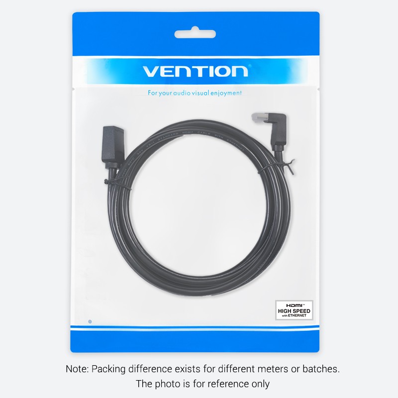 Vention HDMI Cable - AARBH - Right Angle 90 Degrees 2.0m — Buy in Cyprus with Fast Delivery