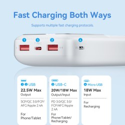 Vention Powerbank - FHLB0 - 20000mAh 22.5W Black — Buy in Cyprus with Fast Delivery